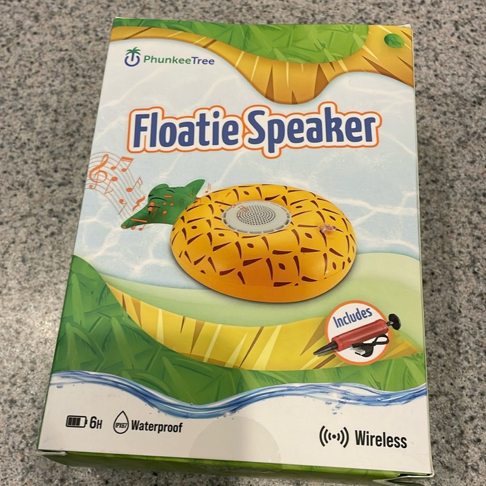 New in Box Floatie Speaker Waterproof